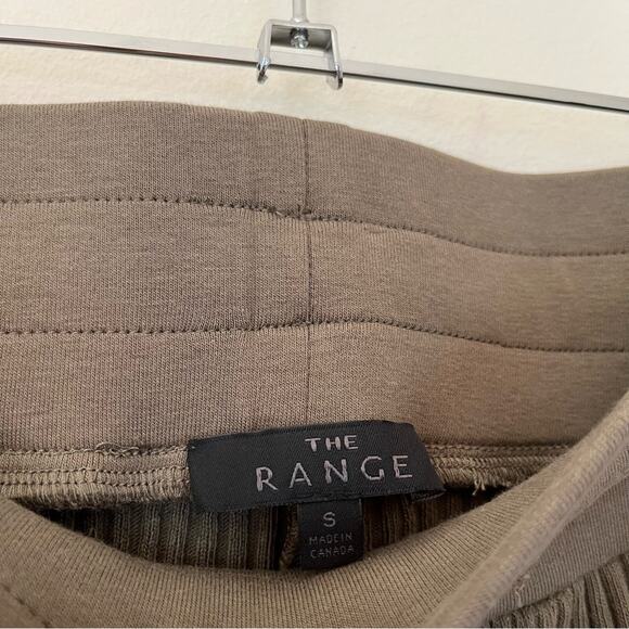 The Range Vital Rib Ribbed Stretch Knit Jogger Pants Utility Olive Green - Picture 6 of 9